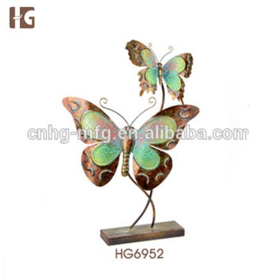 China Durable Colorful Metal Craft Metal Butterfly Modern Home Decor for sale