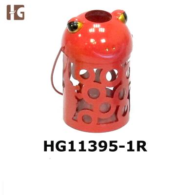 China 2017 Africa Christmas Decorations Frog Lantern Best Selling Metal Crafts for sale