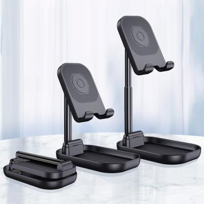 China WiWU ZM100 Black ABS Aluminum Alloy Adjustable Adjustable Stand Desk Holder For Mobile Phone for sale