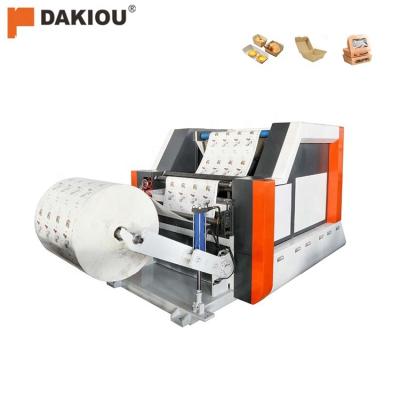 China JTCQ-D Dakiou factory automatic paper cup printing and die cutting machine in China for sale