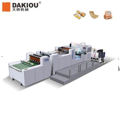 China Durable Factory PY-1200S Dakiou Paper Small Roll Die Cutter Cutting Machine Box Prices Good, Paper Box Die Cutting Machine for sale