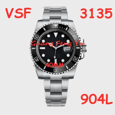 China 1:1 Best Edition Automatic Mechanical Black Ceramic Black Ceramic Watch 116610 LN 904L Watch 116610 LN 904L Date Bezel VS3135 for sale