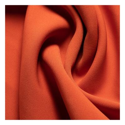 China Anti-static woven four-way woven polyester material fabric stretch polyester fabric stretch wool suiting fabric for sale