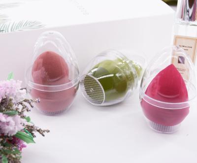 China Expanded In Water 2019 New Cosmetic Facial Latex Face Breath Free Beauty Make Up Egg Blenders Package Private Label Makeup Sponge Set Of 3 for sale