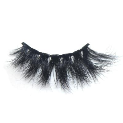 China Hot Sale Private Label Natural Long Mink Lashes Single Hair False Mink Eyelashes for sale