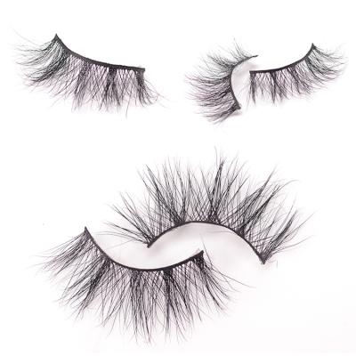 China Private Label Soft Down Eyelashes Wholesale Natural Bottom Mink Lashes Short Eyelash for sale