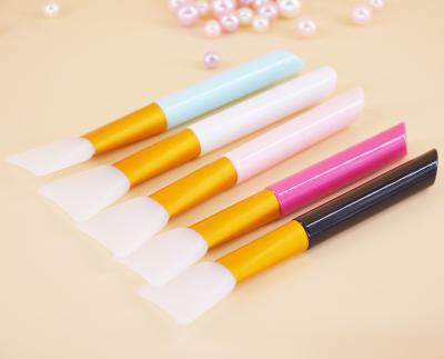 China Angular Blush New Beauty Facial Tools Application Makeup Brush Silicone Face Mask Cosmetic Brush for sale