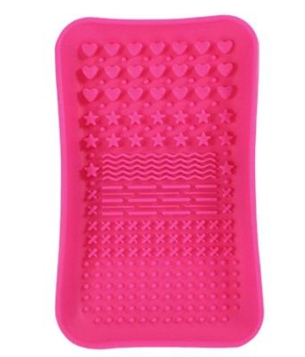 China Mat With Belt Cosmetic Cleaning Tools Silicone Makeup Brush Cleaner Mat Makeup Brush Cleaner for sale