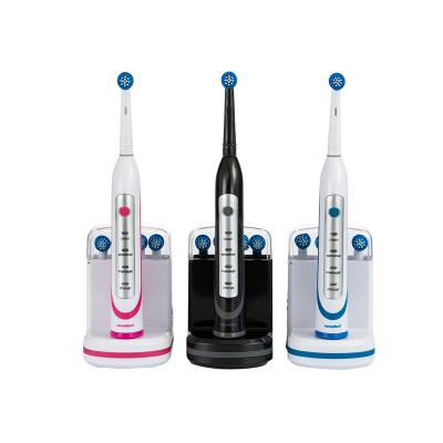 China Battery Operated IPX4 + IPX7 Swinging Rotation Type Kids Adult Children Electric Toothbrush for sale