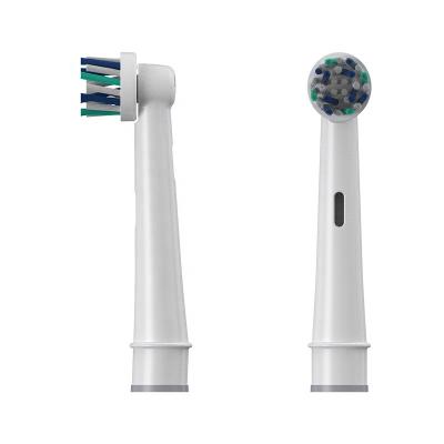 China Hotel Toothbrush Replacement Heads Point Brush Clean Electronic Oral Accessories Cross Heads Dupont& Wear Indicator Blister Pack for sale