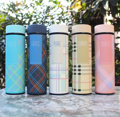 China WITH LID Business And Sports Insulated Water Bottle Vacuum Stainless Steel Hot Cold Water Bottle for sale