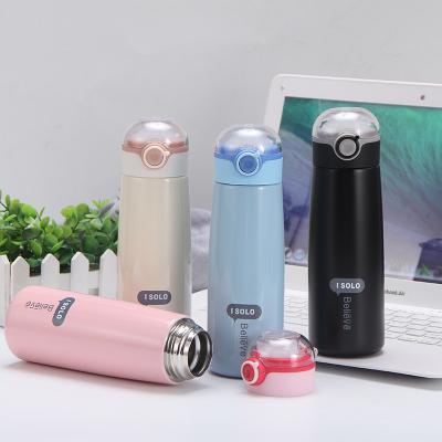 China Stee Bottle Student Outdoor Sports Cup Double Wall Metal Sports Drink Sustainable Stainless Water Bottle for sale