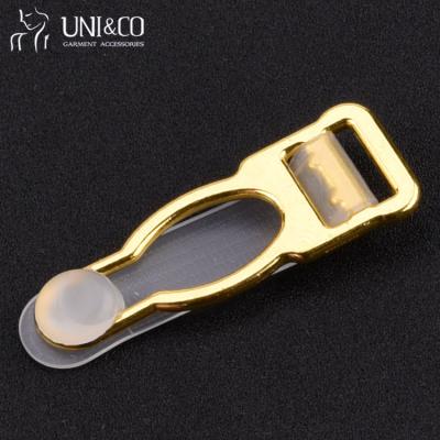 China Fashion Zinc Allied Gold Metal Buckle Hanging Garter Hook Belt Clip for sale