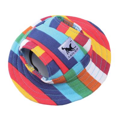 China 2022 New Fashion Designer Pet Accessories Stocked Cute Adjustable Outdoor Dog Hat for sale