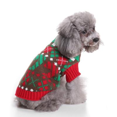 China Viable designer fashion valentine christmas cute korean adjustable luxury dog ​​knit sweater clothes pet accessories for sale