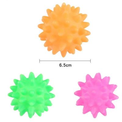 China Wholesale Viable Pet Squeaky Tooth Small Vinyl Cleaning Balls Dog Teeth Cleaning Toy Dog Chew Toys Dog Toys for sale