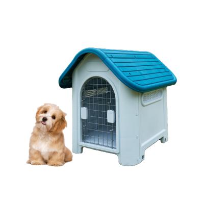 China Small Collapsible Pet Crate Walmart Pet House Pet Cage Carriers Heavy Duty Waterproof Plastic Windproof Dog Kennel for sale