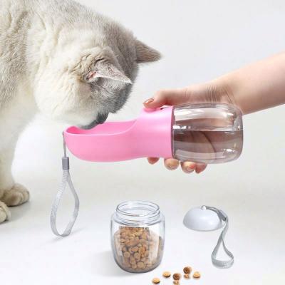 China Designer Sustainable Water Bottles Travel Pet BEEJAY Food Bottle Portable Dog Drinking Water Bottle for sale