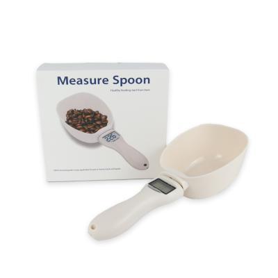 China Amazon Automatic Hot Sale Digital Pet Cat Dog Electronic Smart Food Measuring Spoon for sale