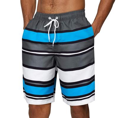 China Plus Size Men's Swimming Shorts Beach Trunks Quick Dry Swimwear With Mesh Lining 7 Inches for sale