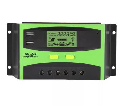 China Solar controller 12v 24v 48v 20a lcd display pwm charger direct new design solar controller factory for sale