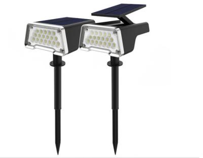 China Garden Pathway IP65 Outdoor Waterproof Solar Light Ground Light Lamp Led Solar Spotlight for sale