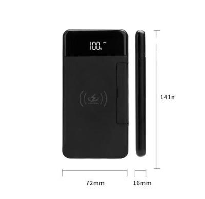 China Multi-U output left radio mobile phone charging support 10000 mAh dual port digital display treasure power mobile charging banks for sale