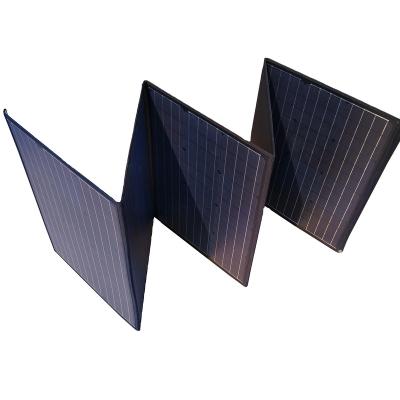 China Kingstar Direct Selling Discount 300W Solar Electricity Charging Panel Battery 12V24V48V60V72V Portable Travel Flexible Folding Solar Panel Production for sale