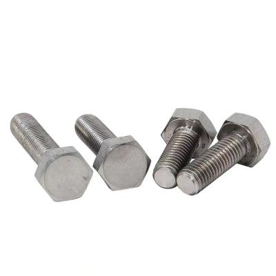 China Factory price stainless steel m6 m8 m25 GR5 zinc plating hex head bolt and nut hex flange bolt for sale