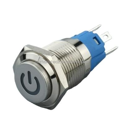 China 16mm Metal Push Button Switch Power Supply Brand 16mm/19mm/22mm for sale