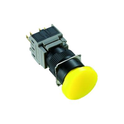 China 16MM PC push button switch the mushroom button HAF16S for sale