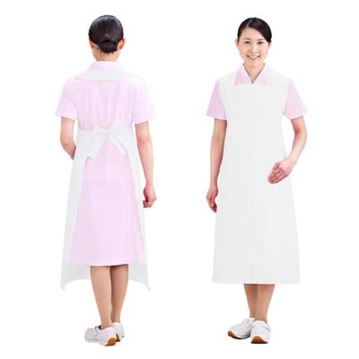 China Blue And White Price Plastic Cheap Pe Apron Single Use Disposable Pe Apron For Adults for sale