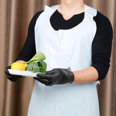 China Single Use Protective Pe Apron Plastic Waterproof Protective Disposable Apron for sale