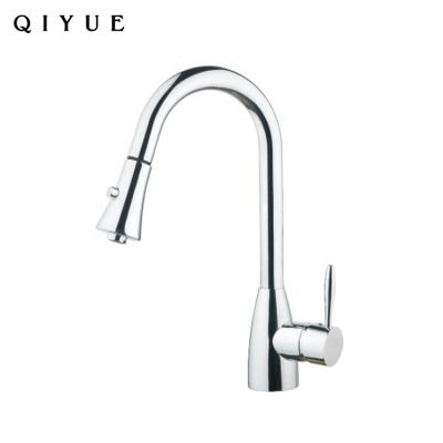 China Thermostatic Contemporary Cupc Chromed Sink Faucet Kitchen Brass Faucets For USA With Pull Down Sprayer for sale