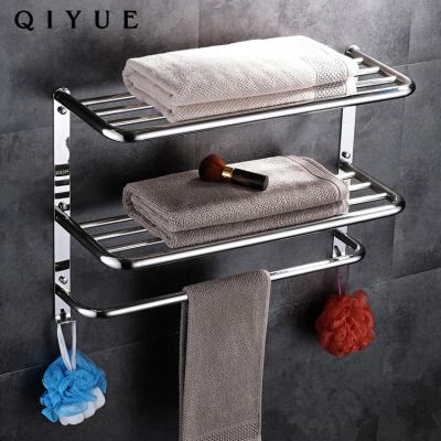 China Heater Bathroom Accessories Stainless Steel Towel Racks, sus304 bath towel rack for sale