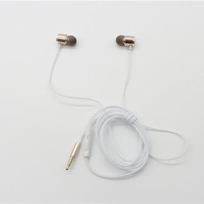 China High Performance 3.5mm Jack Tape Earphone Headsets 1.2M Handsfree Stereo In-Ear Cable Earphone for sale