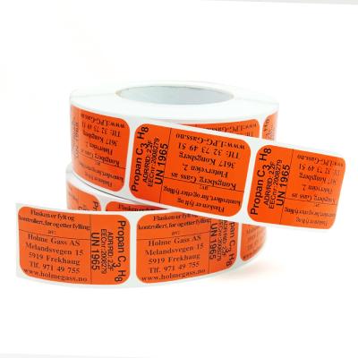 China Self Adhesive Glossy Wire Machine Sticker Printing Waterproof Label Custom Round Corner In Roll for sale