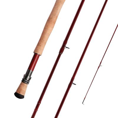 China HONOREAL Carbon Spot Light 9' professional 8# carbon fiber best fishing flyfishing rods for sale