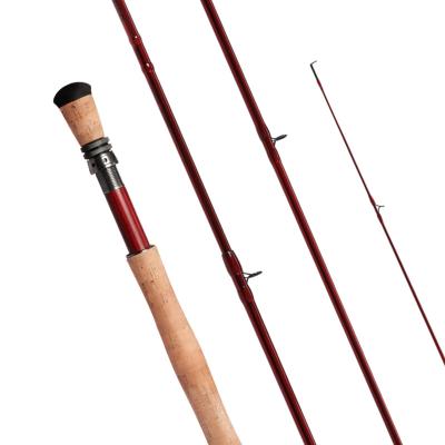 China HONOREAL 6# carbon spot light 9' made in china cheap cork handle carbon fishing fly rods for sale