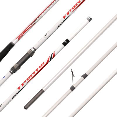 China Cheap Professional Carbon Tip HONOREAL IPANEMA Handle Section Compound Fiberglass Surf Mount Fishing Rods for sale