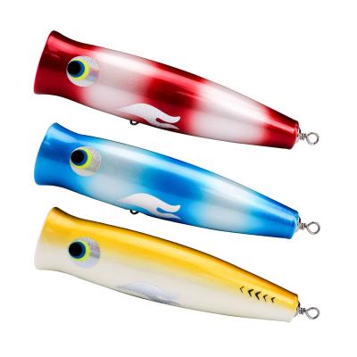 China HONOREAL HNWL007 200mm Manufacturers 183g Lures Snap Wooden Floating Fishing Open Mouth for sale