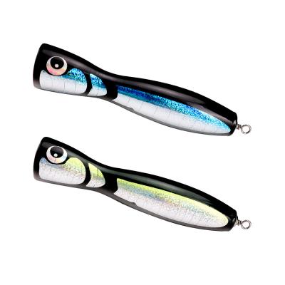 China HONOREAL wooden HNWL06 190mm 117g floating big snap topwater wholesale wooden fishing lures for sale