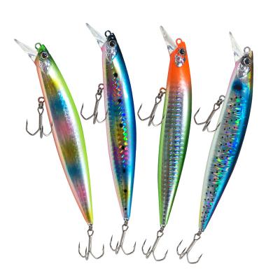 China HONOREAL HNMS003 120MM 22G 0.3-1M ABS Plastic Trout Trout FLOATING Best Lure Fishing Minnow for sale