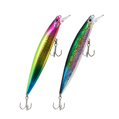 China HONOREAL HNMS003 120MM 22G 0.3-1M ABS Plastic FLOATING High Quality Saltwater Fishing Lures Minnow for sale