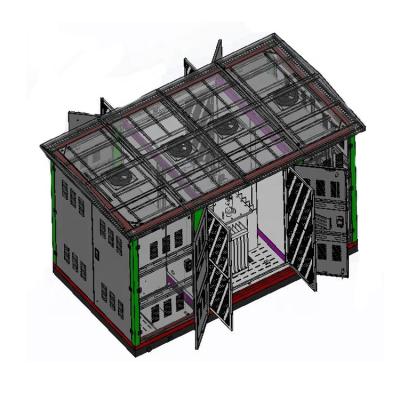 China EU Type 500kVA 1250kVA Complete Compact Transformer Substation With SF6 RMU for sale