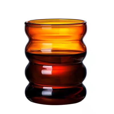 China Hot Selling Sustainable 300ml Borosilicate Glass Mug Single Wall Coffee Mugs Glass Cup For Coffee And Tea Drinking Mug for sale