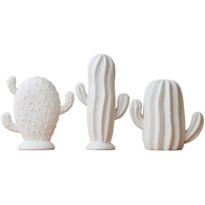 China Mordern Nordic Office Modern Ceramic Creative Cactus Ornaments Minimalist Bedroom Furnishings Home Decoration for sale