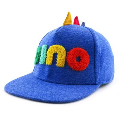 China JOINT Sticker Fancy Custom Kids Party Hats Snapback Cap With Chenille Embroidery for sale