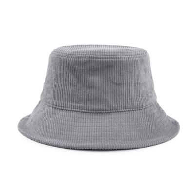 China Anti-sun Corduroy Bucket Hat Band Cloth Fisherman Hat Amazon Hot Sale Bucket Hat White Corduroy Hat for sale