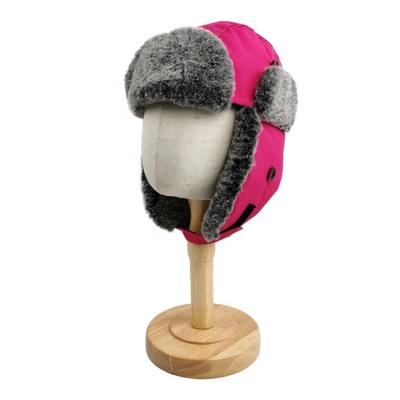 China High Quality Multicolor Russian Style Multicolor High Quality COMMON Multicolor High Quality Russian Style Winter Earflap Trooper Unisex Ski Waterproof Faux Fur Warm Outdoor Hat for sale